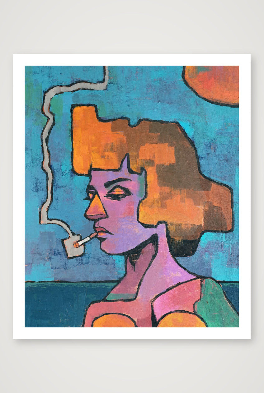 Seaside Haze — 15×18" Print only
