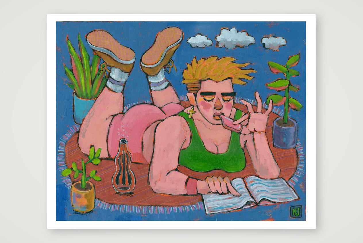 Computer Shy — 20×16" Print only